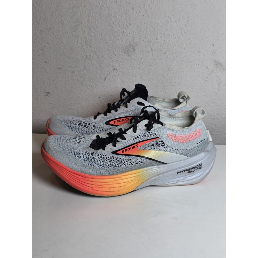 Brooks Hyperion Elite 4 Illusion Blue Orange Mens Size 7,  Women's 8.5 - Picture 9 of 15